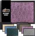 GORILLA GRIP 100% Waterproof All-Season WeatherMax Doormat, Durable Natural Rubber, Stain and Fade Resistant, Low Profile, Indoor Outdoor Door Mats, Easy Clean Entry Mat, 17x29, Purple Confetti Daisy