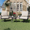 HOMREST Outdoor Swivel Rocker Patio Chairs
