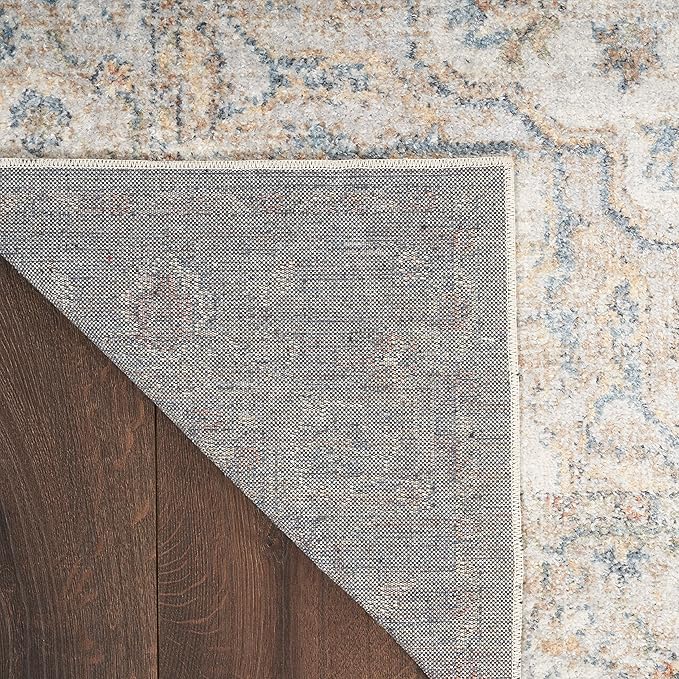 Nourison Home Astra Machine Washable Grey Multicolor 7'10" x 10' Area Rug - Easy Clean, Non Shedding, Bed Room, Living Room, Dining Room, Kitchen (8' x 10')