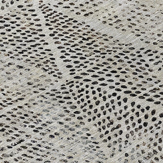Addison Rugs Chantille ACN591 Gray 9' x 12' Indoor Outdoor Area Rug, Easy Clean, Machine Washable, Non Shedding, Bedroom, Living Room, Dining Room, Kitchen, Patio Rug