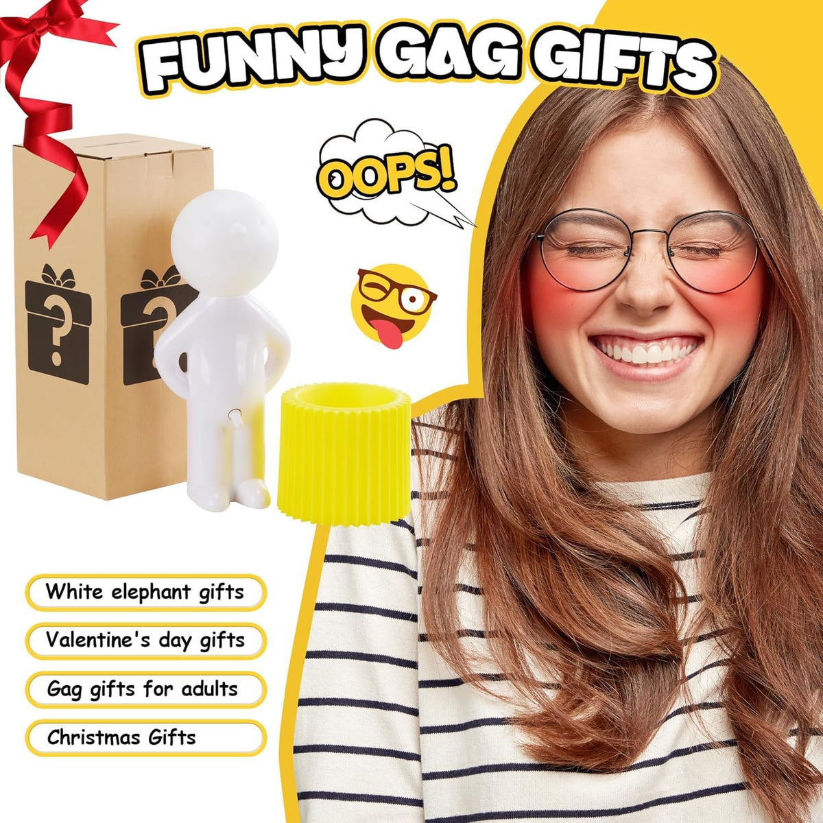 AIVXV OMG That Wiener Switch Night Light – Funny White Elephant Gift for Adults