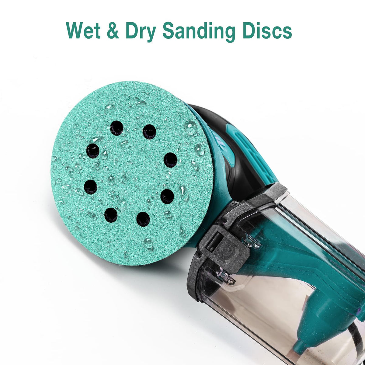 Aiyard 5-Inch 1000 Grit Wet/Dry Sanding Discs – 50 Pack for 5-Inch Random Orbital Sanders