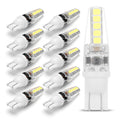 ALIDE T10 T5 LED Bulbs – 10-Pack 6000K Cool White for RV, Camper, Boat, Trunk & Dome Lights (12V)