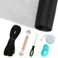 Amzjjle 6-Piece Window Screen Repair Kit | Fiberglass Mesh, Tools, 59x106