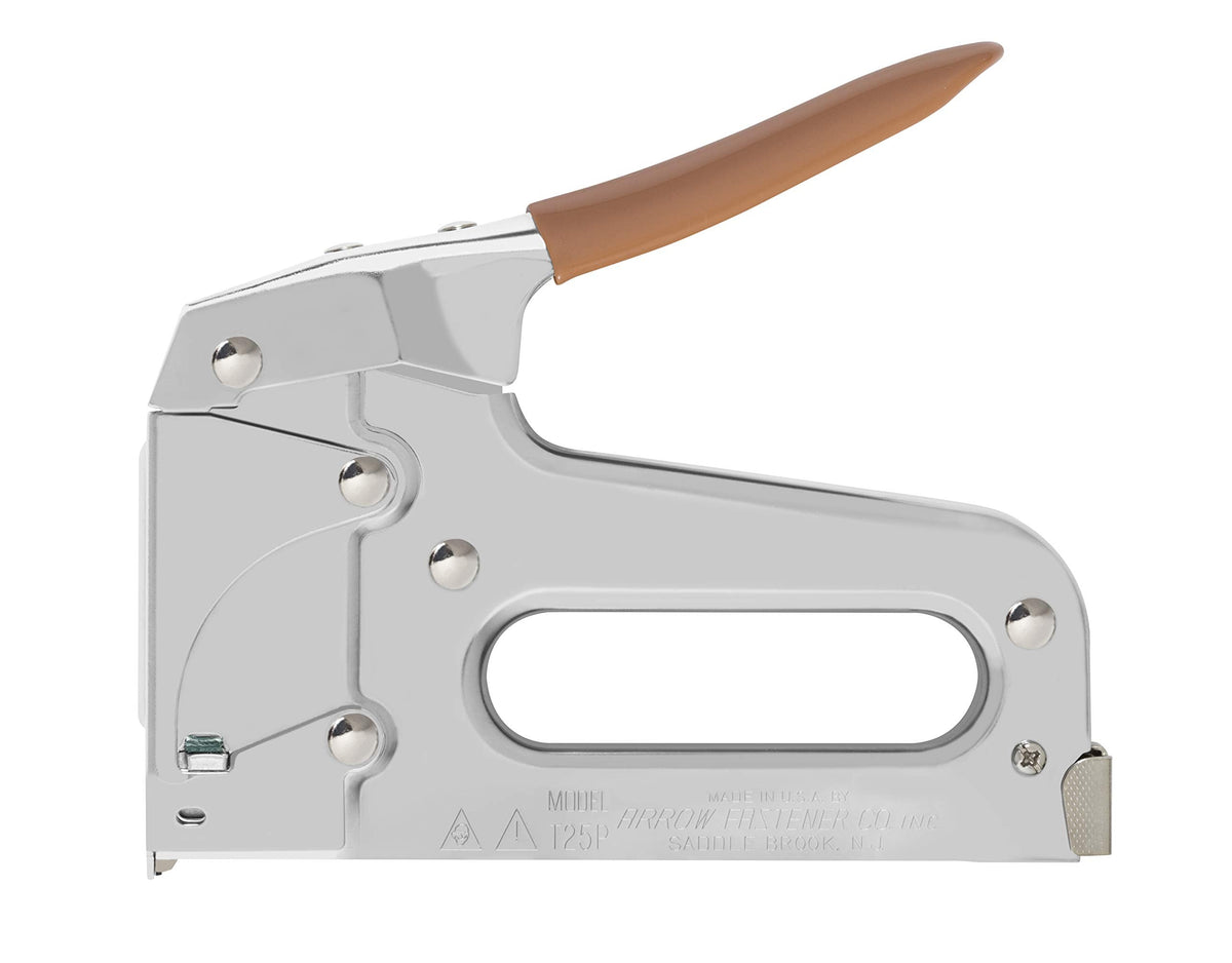 Arrow T25 Heavy Duty Staple Gun for Low Voltage Cables Up to 1/4-Inch Diameter - Silver | Arrow Fastener