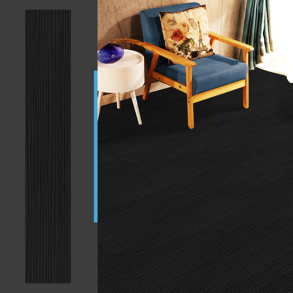 Art3d 36-Pack Peel and Stick Vinyl Floor Tiles – 54 Sq Ft Wood Look, Waterproof & Easy Install