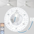 AUPRUN 4.92-inch Ceiling Fan LED Light Board – 18W, 120V, 3CCT 3000K-6000K, 1500LM, Magnetic Easy Install