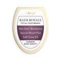 Bath Royale BR501-02 Elongated Toilet Seat – Soft Close, Heavy Duty, Easy Clean | Almond/Bone