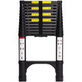 BOCOM 12.5 ft Aluminum Telescoping Ladder – 330 lbs, Lightweight & Stable for Home, RV & Outdoors