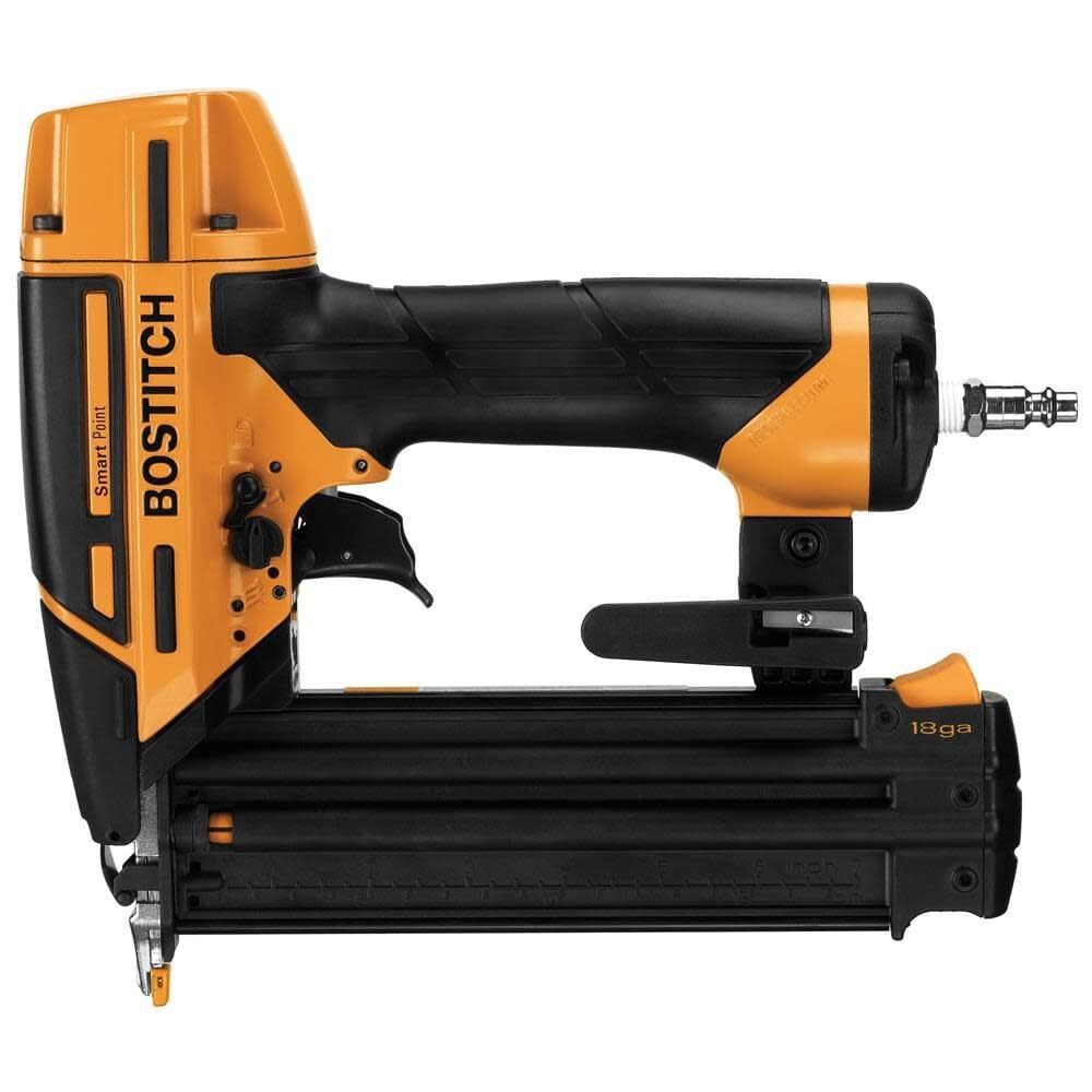 Bostitch 18GA Smart Point Brad Nailer Kit – Pneumatic, BTFP12233