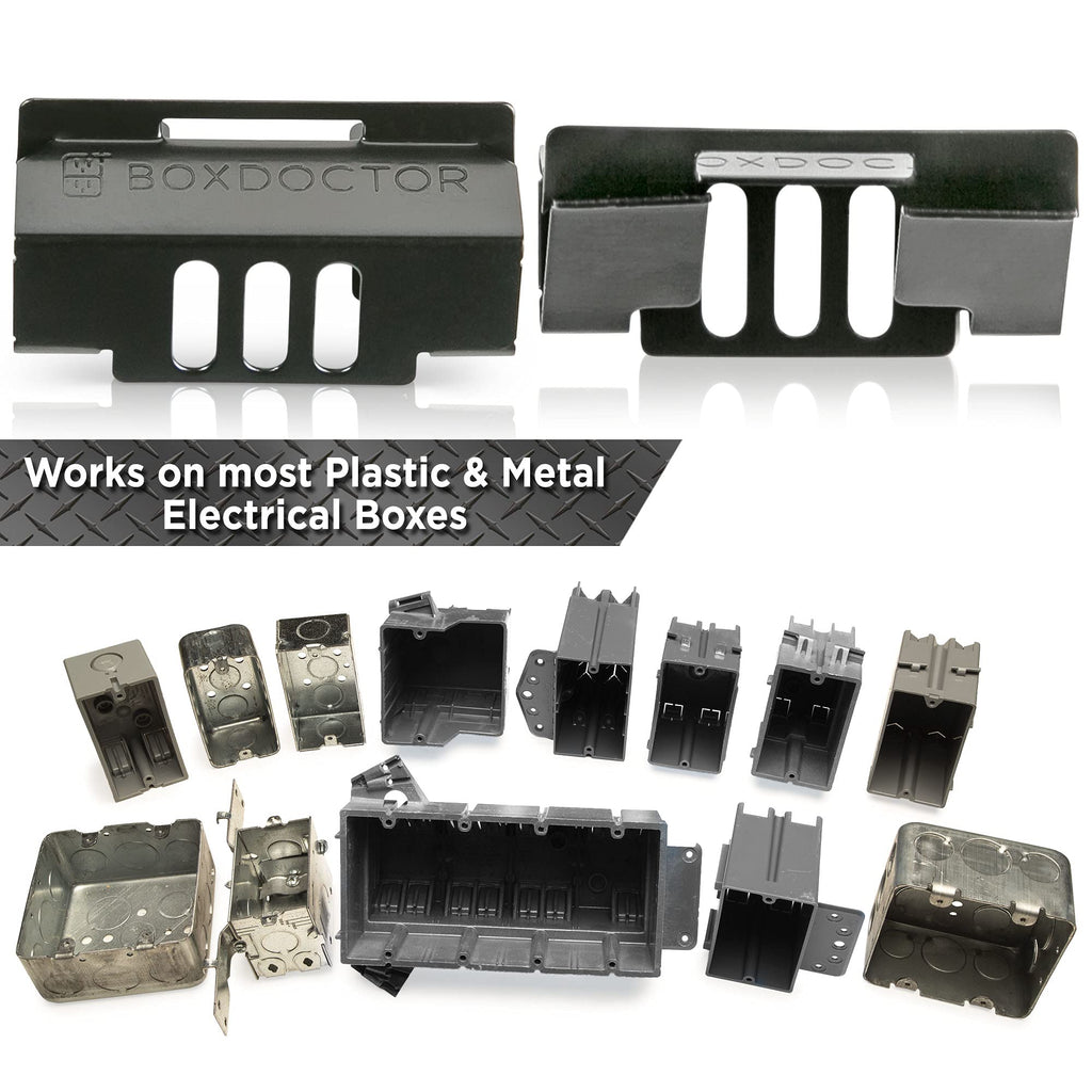 Box Doctor Repair Clips - Fix Loose Outlets and Switches (10 Pack)