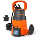 Cleartide 1/3 HP Submersible Utility Pump – 2790 GPH High Flow, Auto Water Sensor, 10 ft Cord