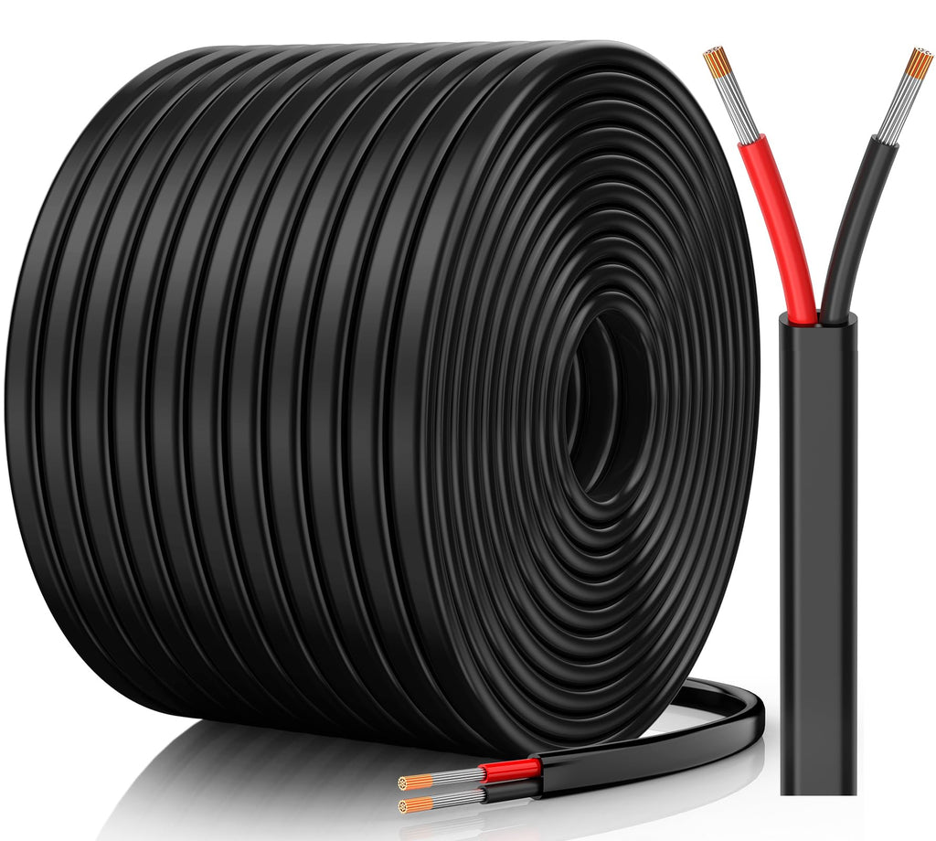 CONEPY 14 AWG 2-Conductor Wire (100FT) – Oxygen-Free Tinned Copper, IP68, 600V