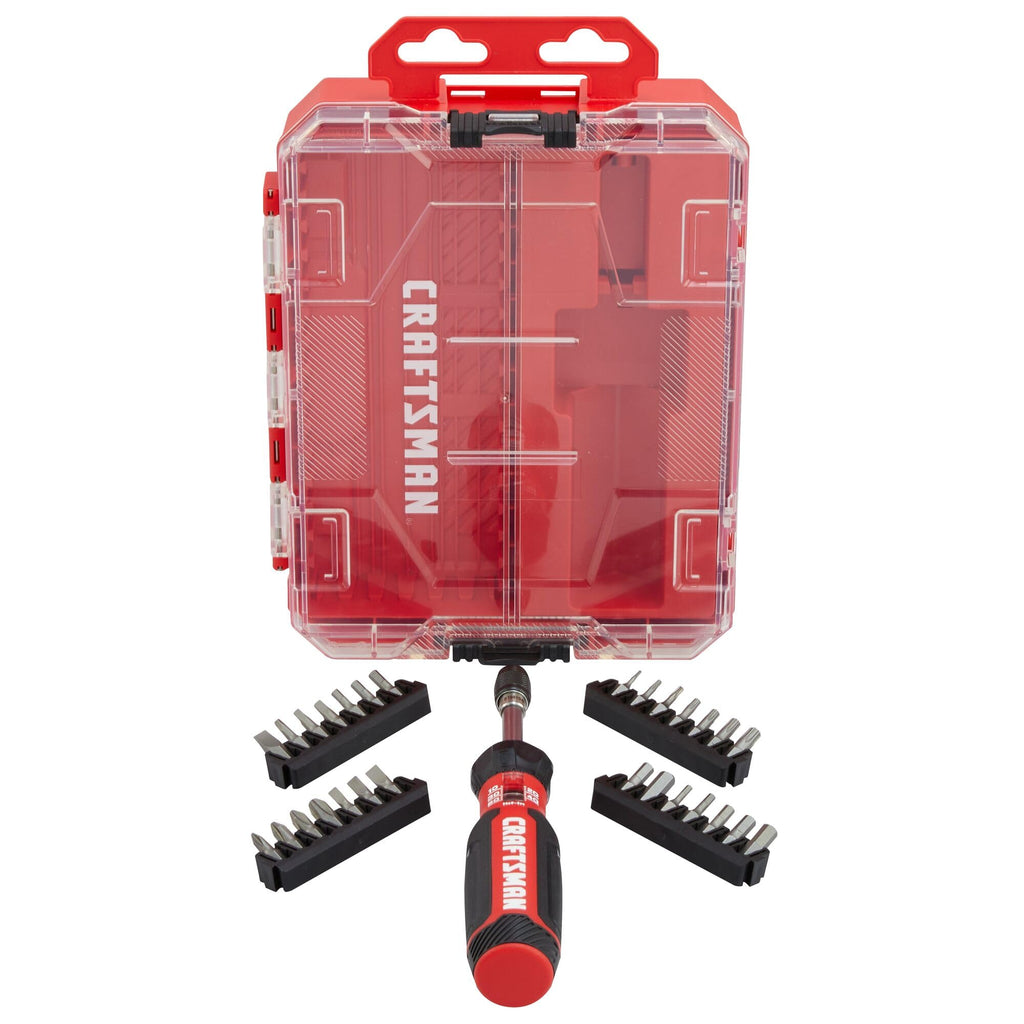 CRAFTSMAN Torque Screwdriver Set with VersaStack Case – 29-Piece Multi-Bit (CMHT68130)