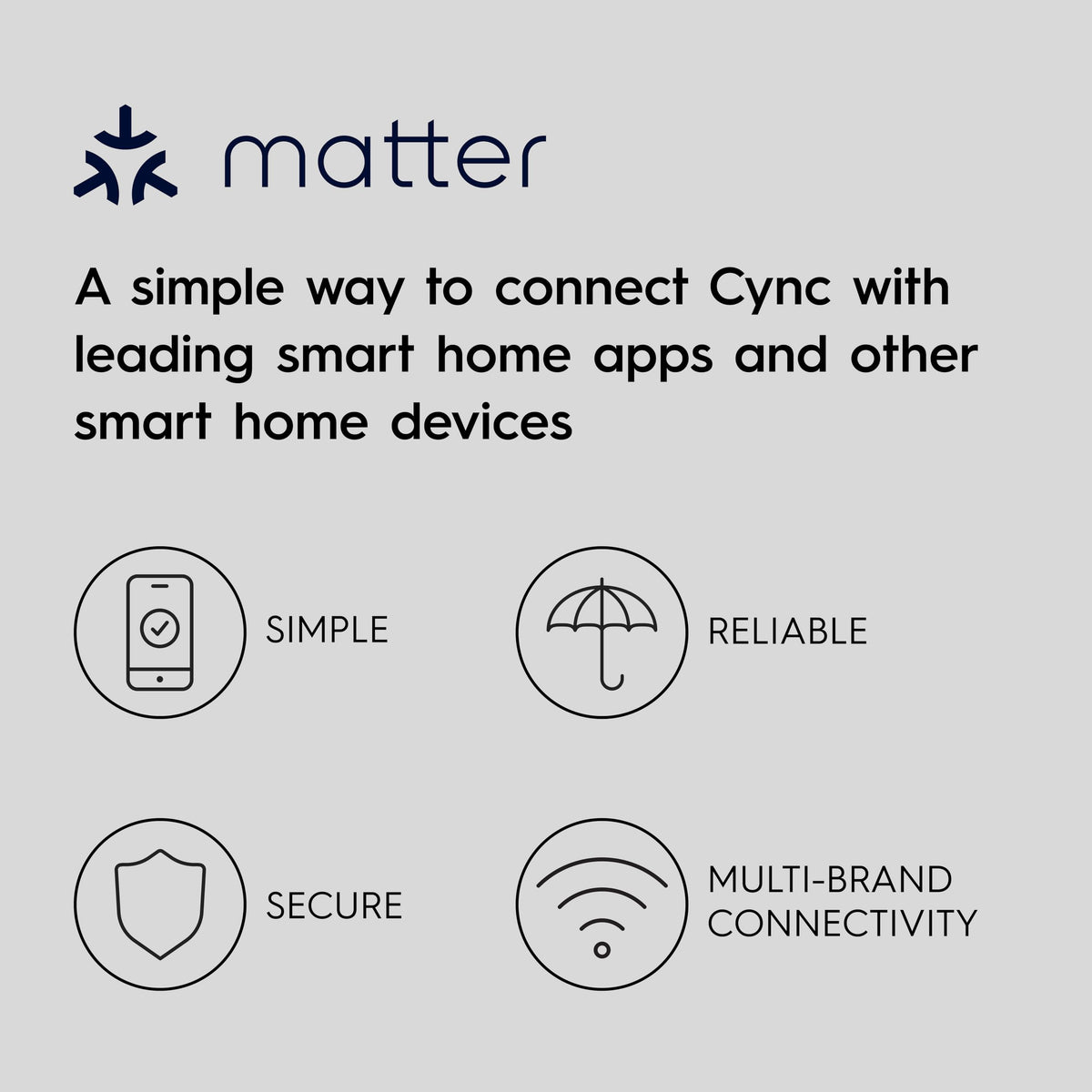 GE Cync Smart LED Bulbs – Color Changing, Matter Compatible, 3-Pack