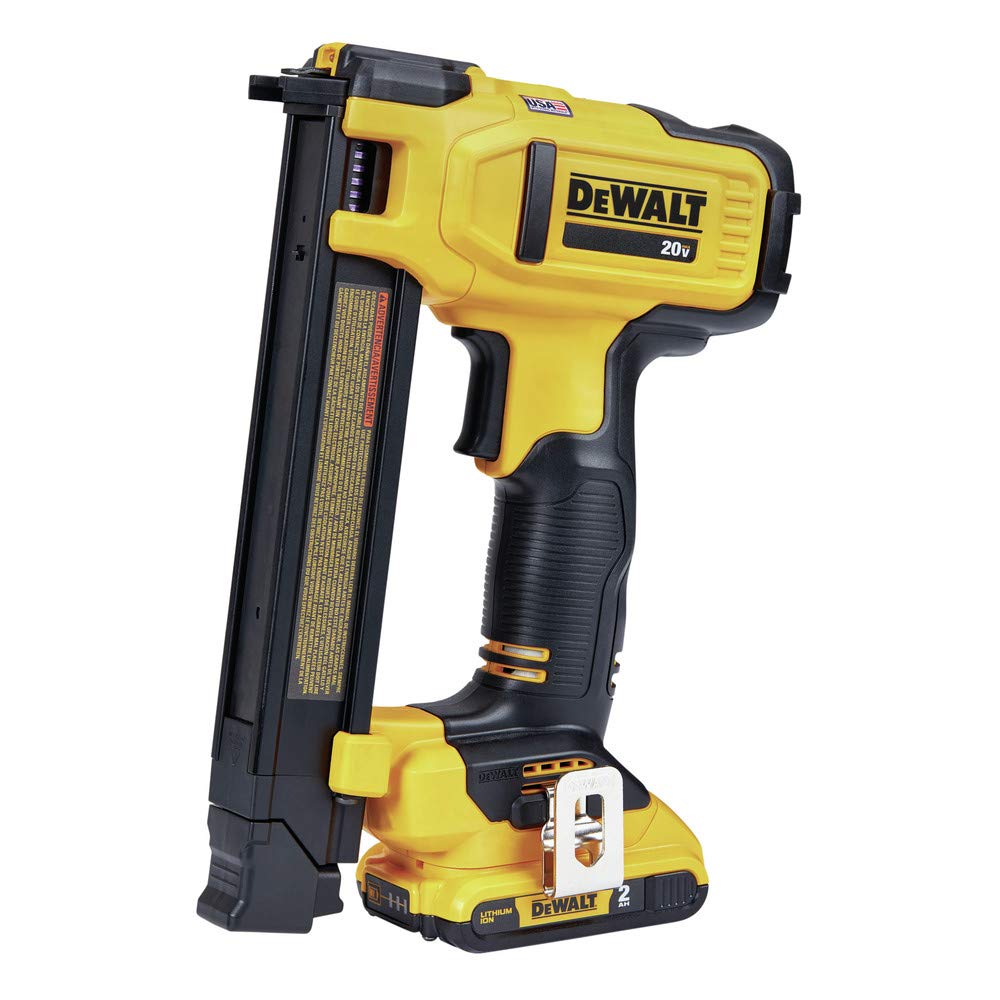 DEWALT 20V MAX Cable Stapler Kit (DCN701D1) – Lightweight, LED Light, Cable Guide