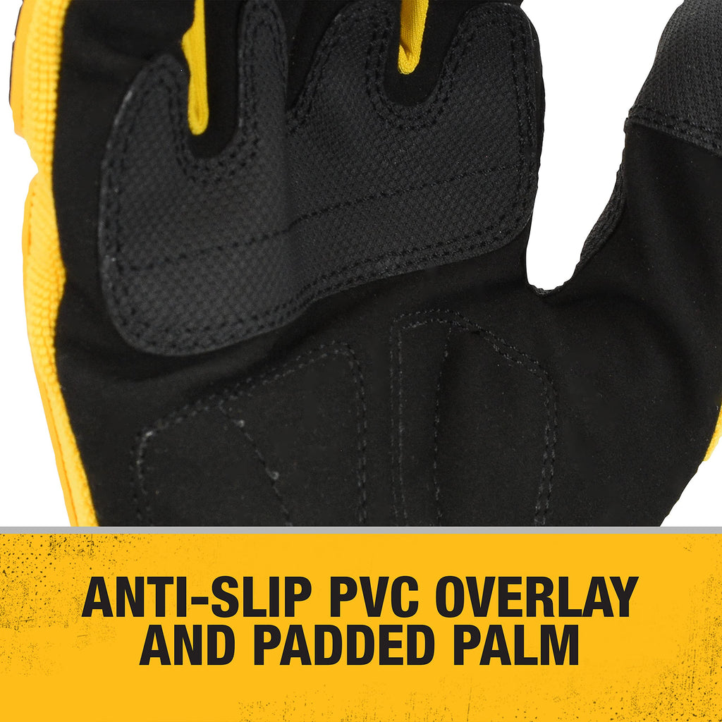 DEWALT DPG781 Performance Mechanic Work Glove with TPR Protection and Anti-Slip Grip – Medium (1 Pair)