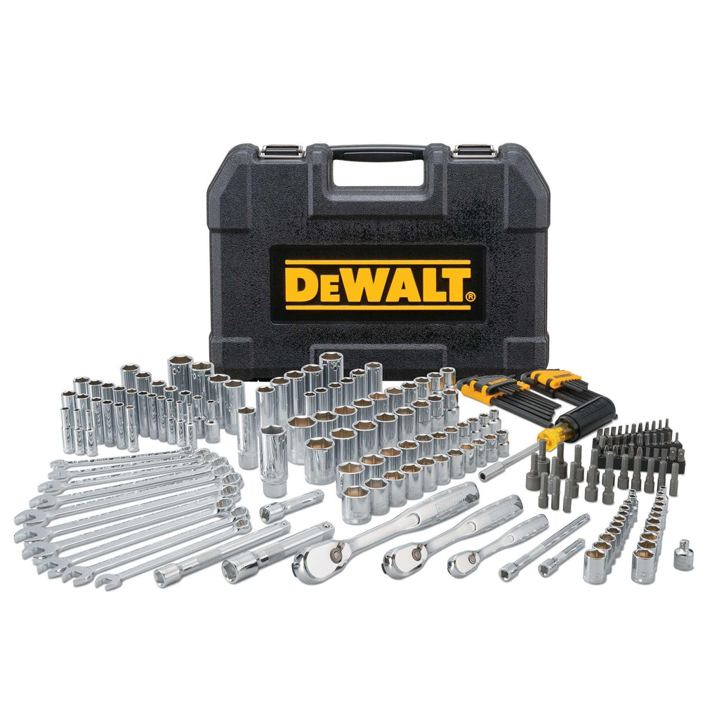 DEWALT 205-Piece Mechanics Tool Set DWMT81534 | 1/4, 3/8, 1/2 in Drives, SAE/Metric