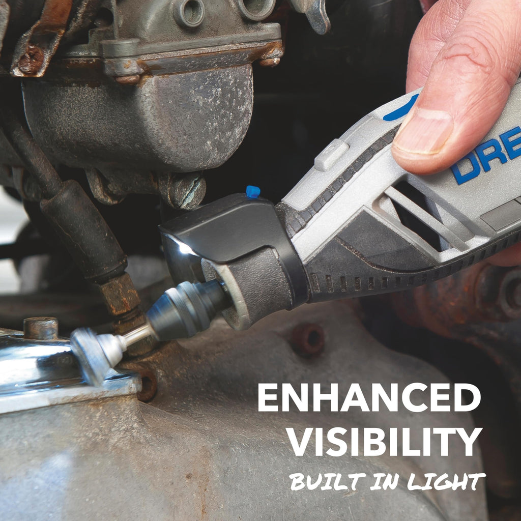 Dremel 4300-5/40 High Performance Rotary Tool Kit with LED Light – 5 Attachments & 40 Accessories
