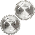 Echo Corner 5-1/2-Inch Circular Saw Blades Pack — 48T + 24T Carbide TCT, 10mm Arbor