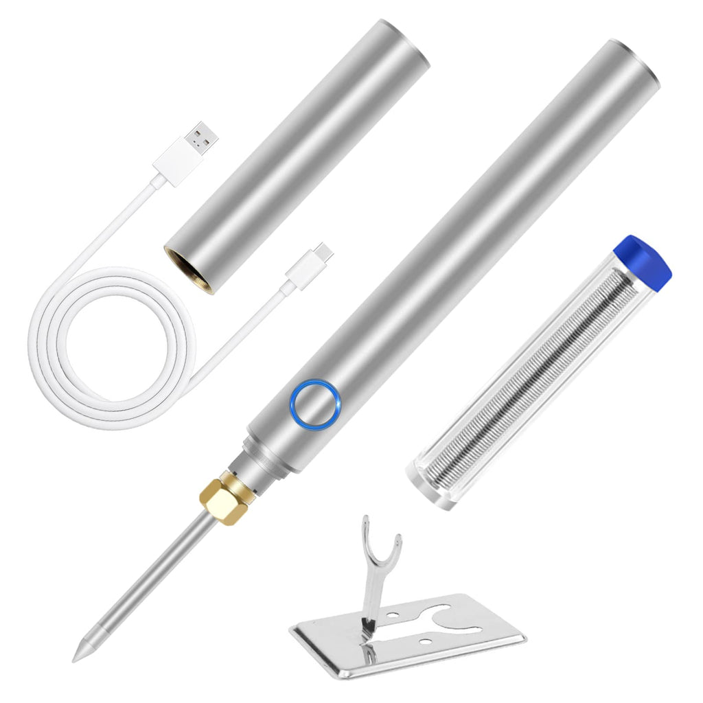 ELMCONFIG Cordless Soldering Kit — USB Rechargeable, Portable Soldering Gun, 788°F Heating