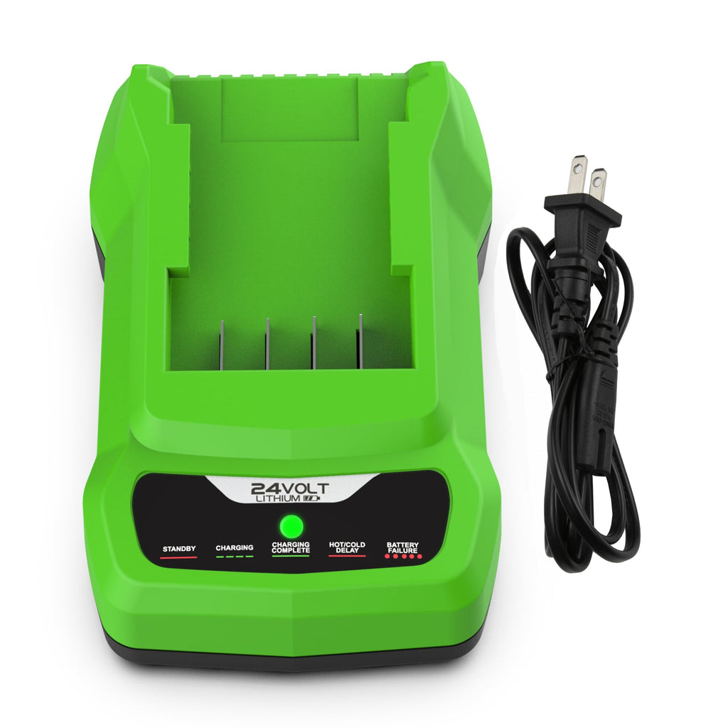 Energup 24V CAF806 Charger for Greenworks 24V Batteries | Fast, Compatible