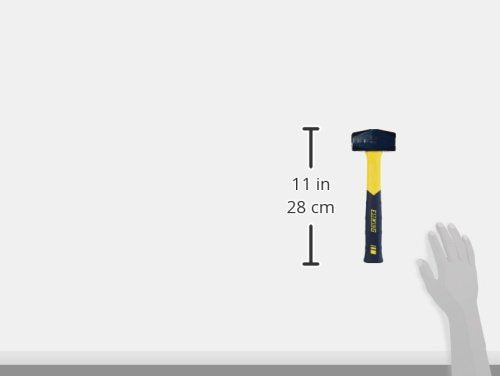 ESTWING Sure Strike Drilling/Crack Hammer — 2-Pound USA Made Sledge with Fiberglass Handle & No-Slip Cushion Grip