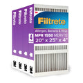 Filtrete 20x25x4 AC Furnace Filter - MPR 1550 / MERV 12 - Fits Honeywell & Aprilaire Space-Gard - 4-Pack