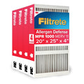 Filtrete 20x25x4 Air Filter MERV 11 | MPR 1000 Micro Allergen Defense 4-Pack | Fits Honeywell & Aprilaire