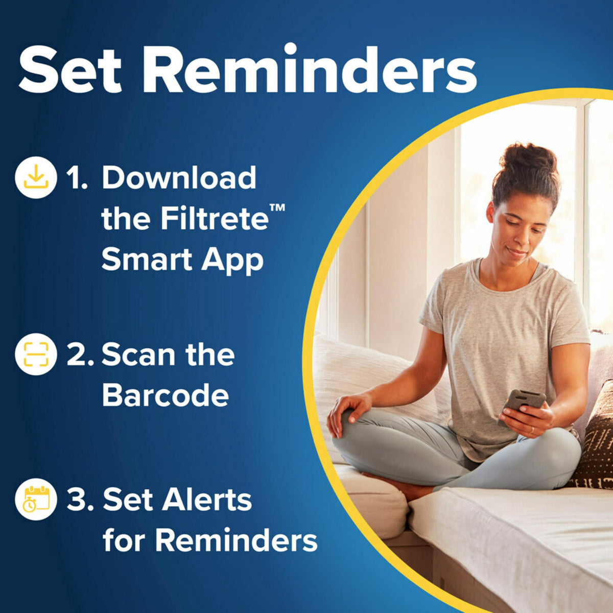 Filtrete 20x25x4 AC Furnace Filter - MPR 1550 / MERV 12 - Fits Honeywell & Aprilaire Space-Gard - 4-Pack