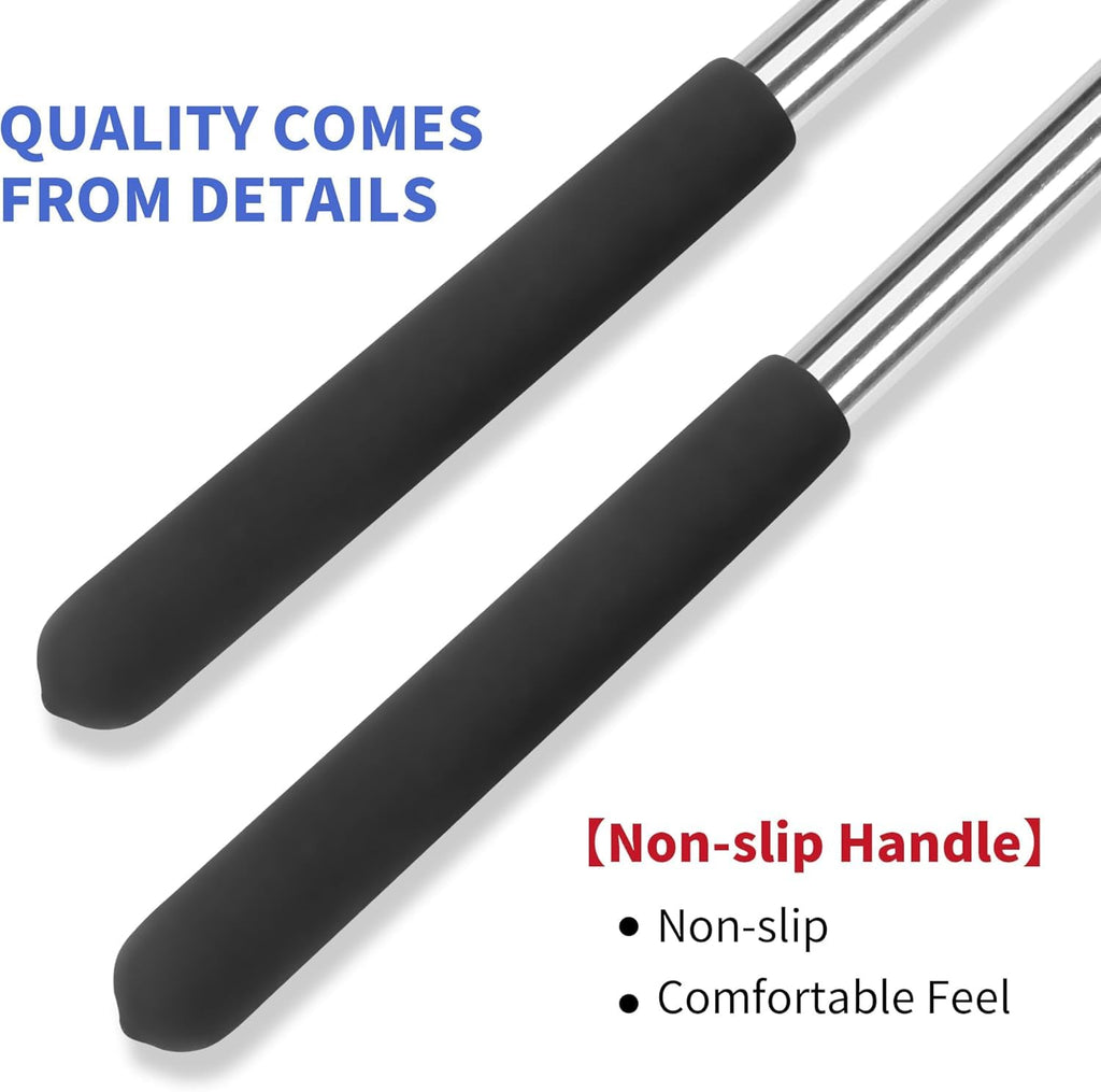 GarageSpringF2C 17.3-inch Winding Rods – Non-Slip Torsion Spring Bars for Safe Garage Door Adjustments