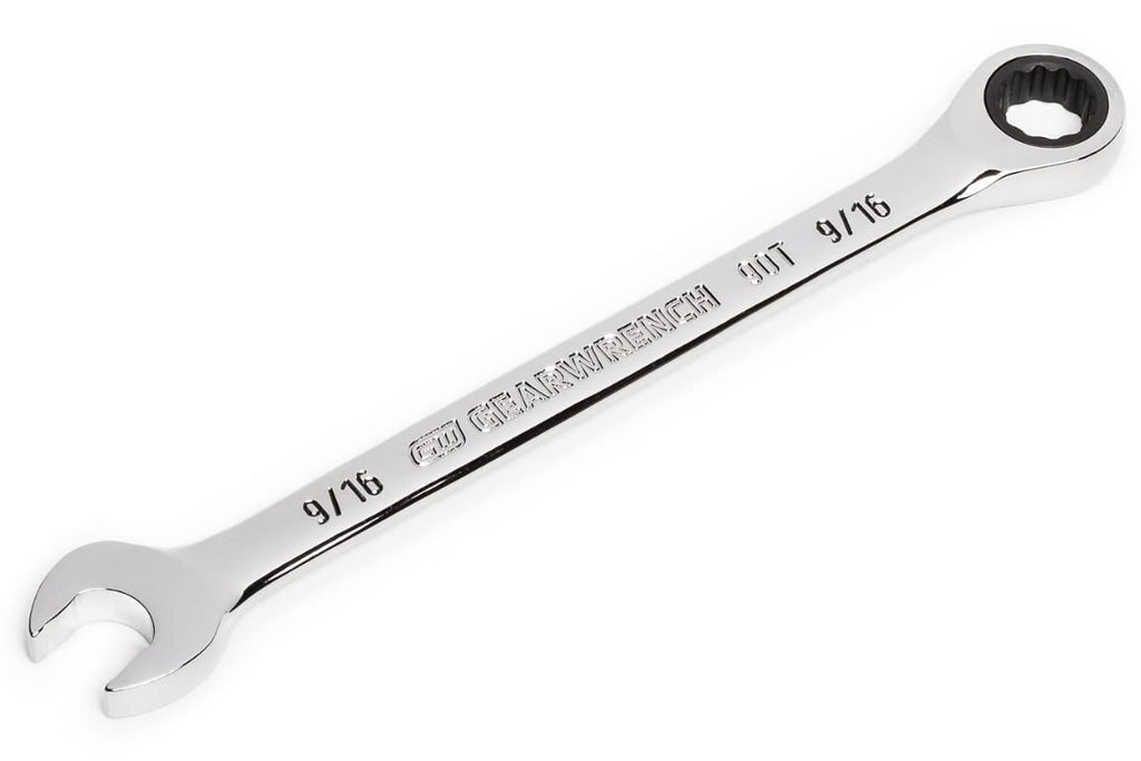 GEARWRENCH 9/16 in 4-Degree Swing Arch 12-Point Ratcheting Wrench - 86946