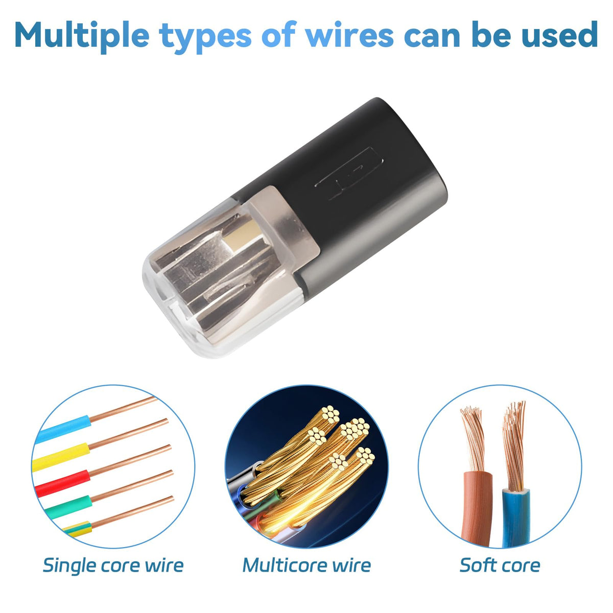 Generic 100pcs 2-Pin Locking Buckle Wire Connectors for LED Strip Lights | DIY & Model Kits