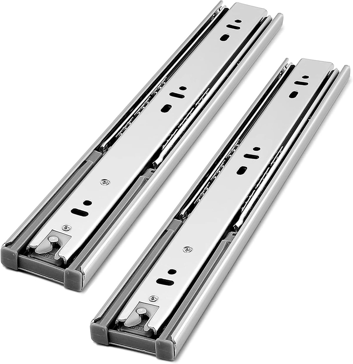Gobrico 16-In Drawer Slides – Soft-Close, Full-Extension, Side-M Mount (1 Pair) | 78 lb Capacity