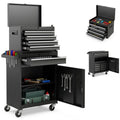 Goplus 5-Drawer Tool Chest with Detachable Top Toolbox