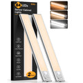 Gritin 10.2-Inch Under Cabinet Lighting (2 Pack) – 3 Color Temps, 5 Brightness Levels, USB-C Rechargeable, Magnetic Installation, Motion Sensor
