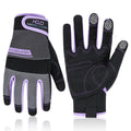 HANDLANDY Women's Work Gloves – Breathable Gardening Gloves with Touch Screen, Padded Palm & Easy On/Off