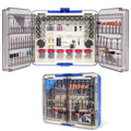 HARDELL Rotary Tool Accessories Kit — 508pcs, 1/8 in Shanks, Universal Fit for Dremel & More