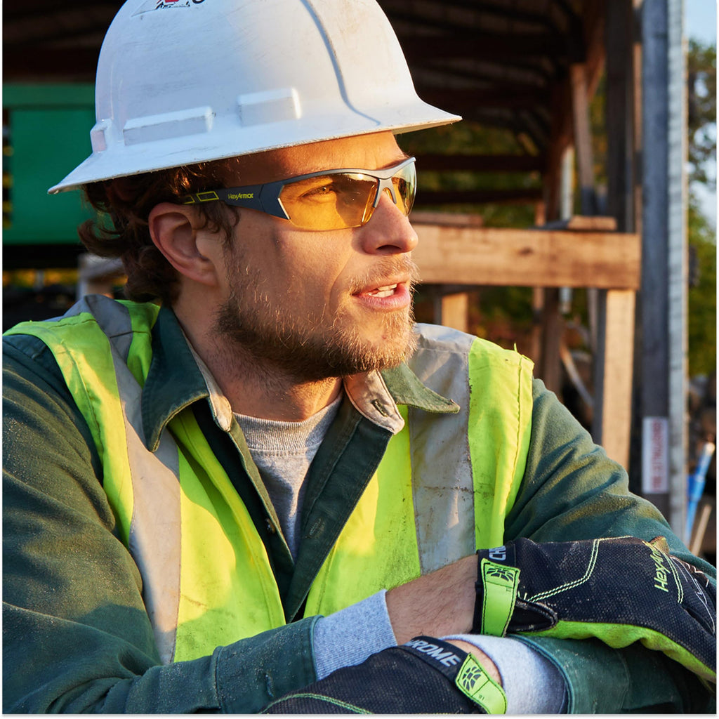 HexArmor MX250 Variomatic Safety Glasses – Transition Lenses, Anti-Fog, Scratch-Resistant, ANSI Z87 Certified