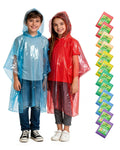 Hitituto Rain Ponchos Family Pack – Waterproof, Lightweight for Kids and Adults