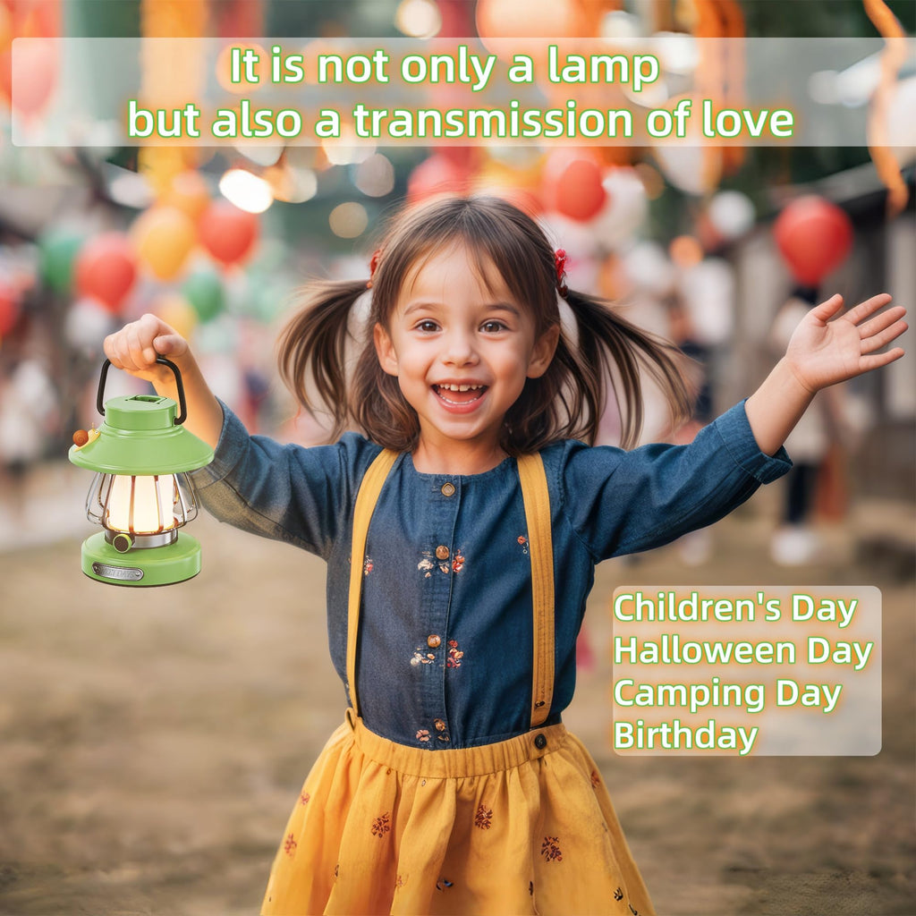 HOMY New Gear Lamp for Kids – USB Rechargeable Snail Lantern with 3-Color Dimming