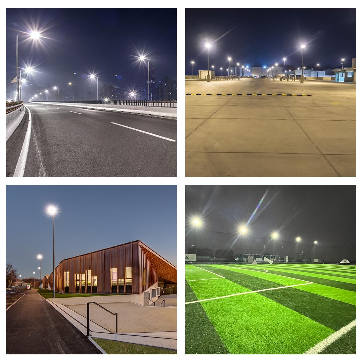 HYPERLITE LED Parking Lot Light 300W 45,000 lm UL Listed Photocell 5000K Slip Fitter