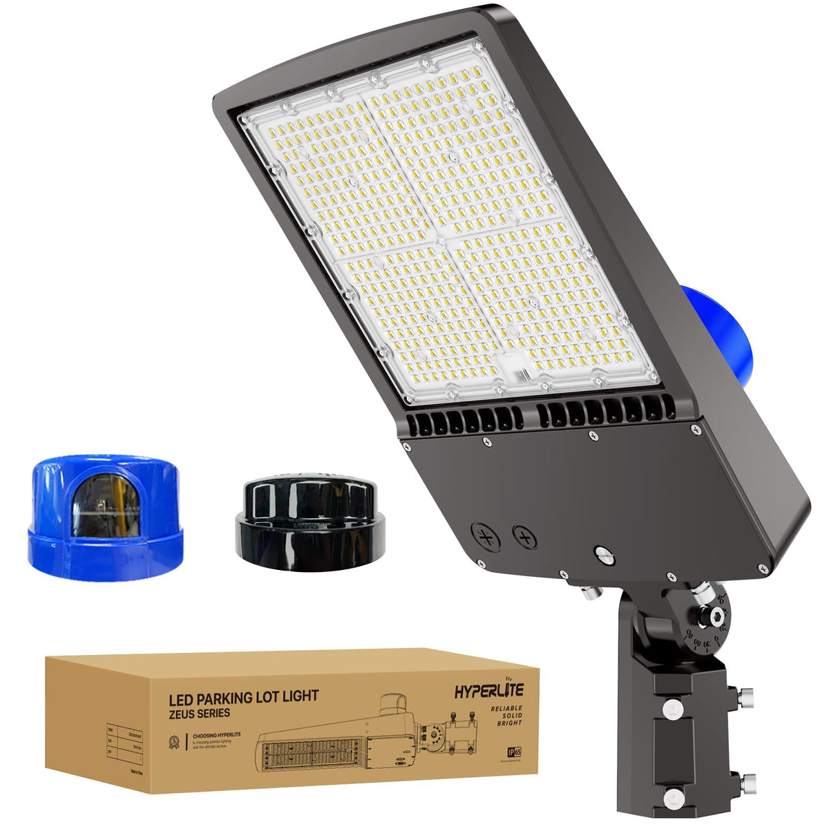 HYPERLITE LED Parking Lot Light 300W 45,000 lm UL Listed Photocell 5000K Slip Fitter