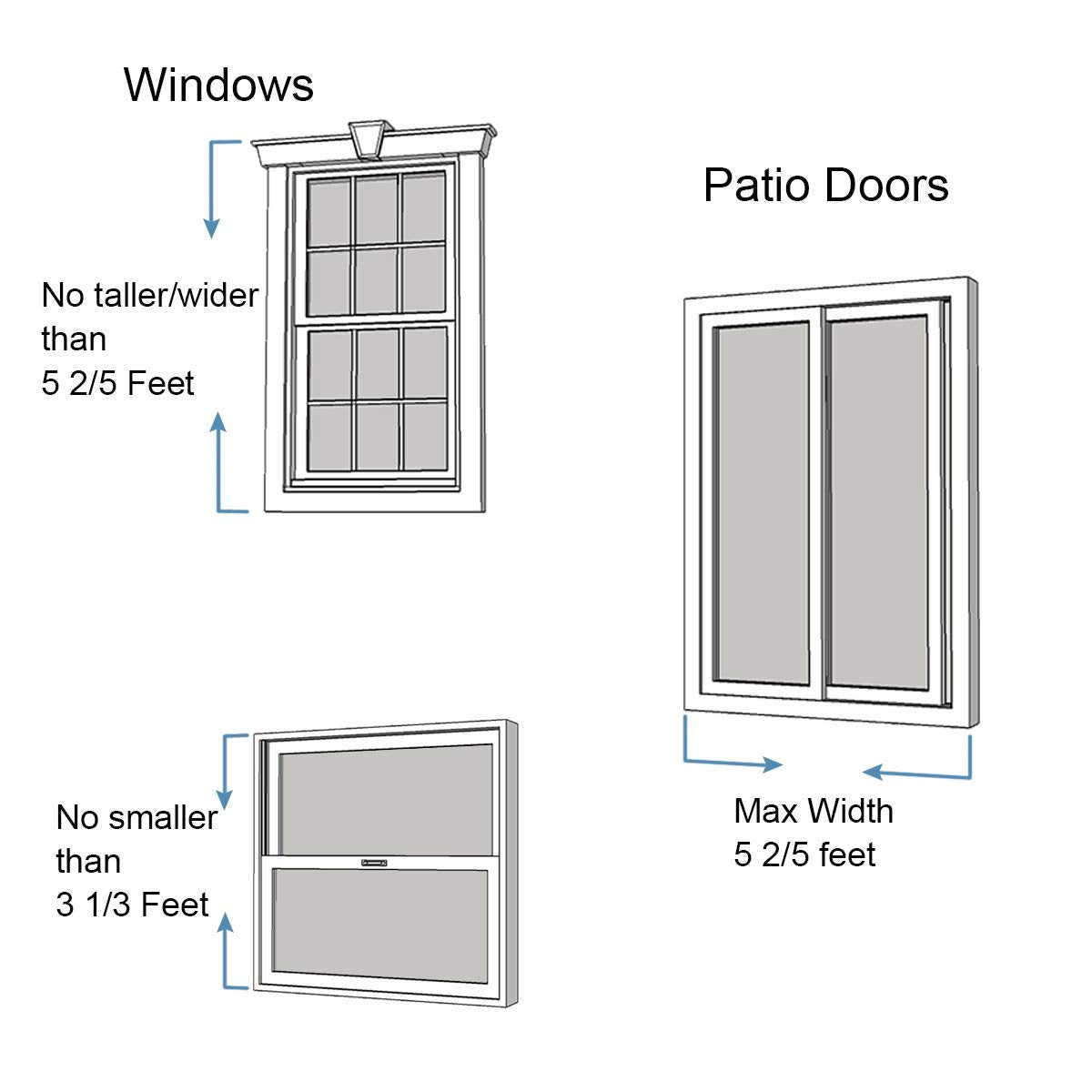 JEACENT Adjustable Window Security Bar – Sturdy Steel Patio Door Lock, Extends from 15 1/2 in to 29 1/2 in