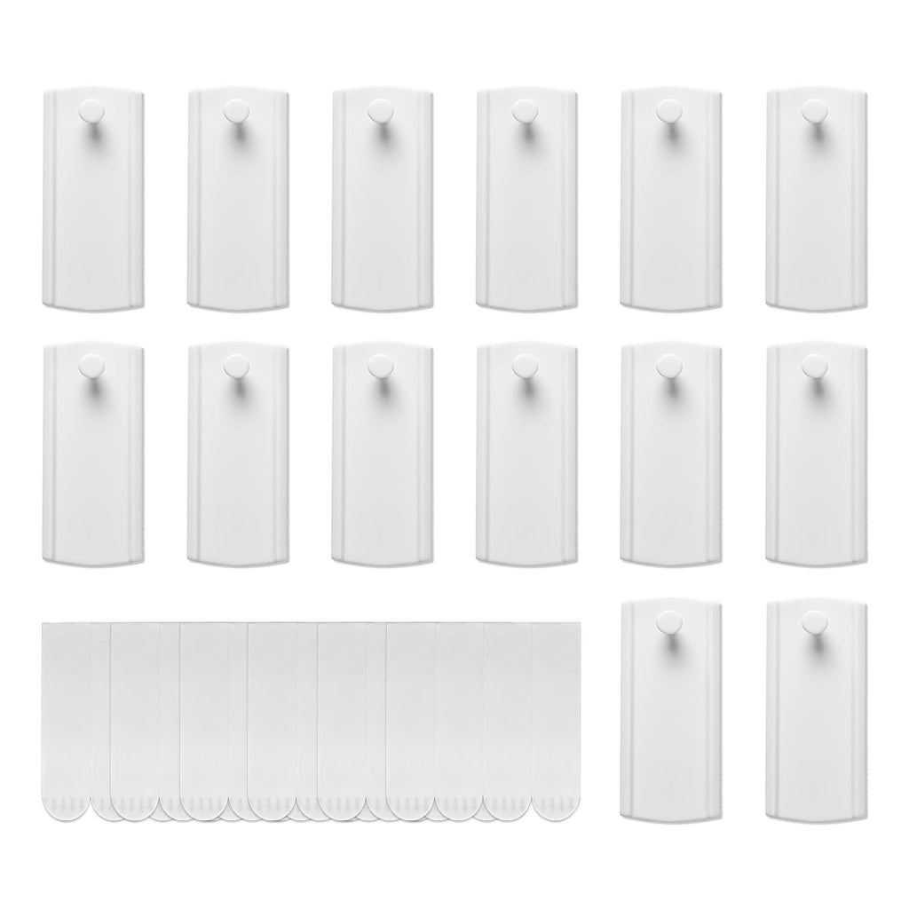 Jellysub Large Universal Frame Hanger Pack – 14 Hangers + 24 Strips, Damage-Free No Nails