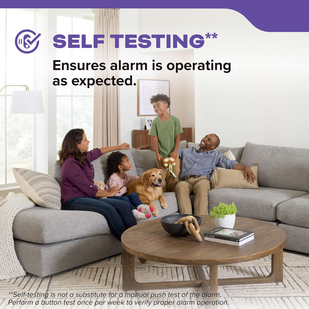 Kidde 30CUDR Smoke & CO Detector – AA Battery Powered, 85dB Alarm, LED Status, 3-Pack