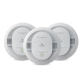 Kidde 30CUDR Smoke & CO Detector – AA Battery Powered, 85dB Alarm, LED Status, 3-Pack