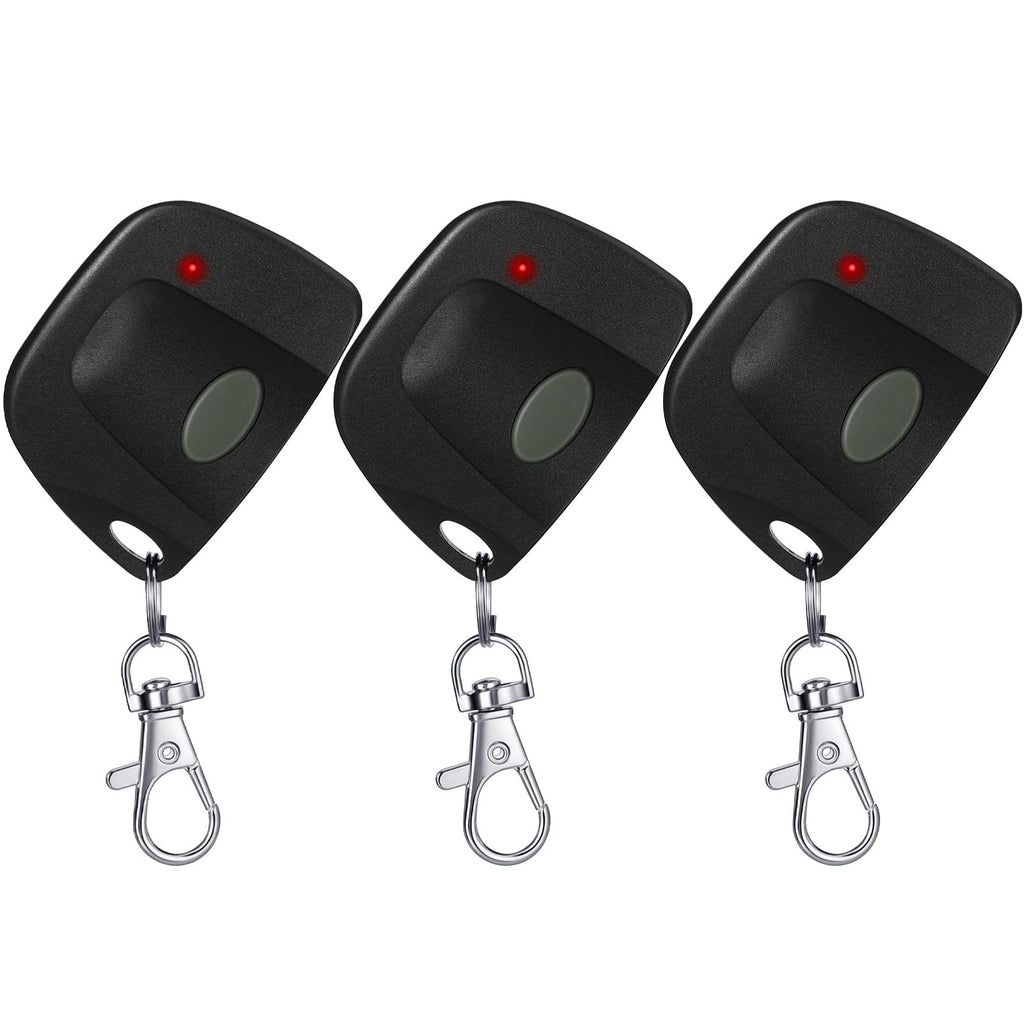 Kingdder 3-Pack Gate Opener Remote | Multicode 3089 300MHz 10-Dip Switch Compatible