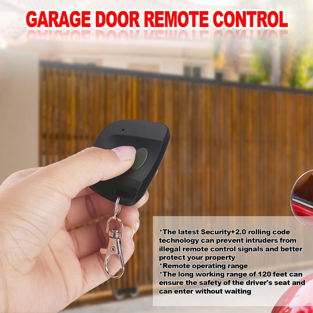 Kingdder 3-Pack Gate Opener Remote | Multicode 3089 300MHz 10-Dip Switch Compatible