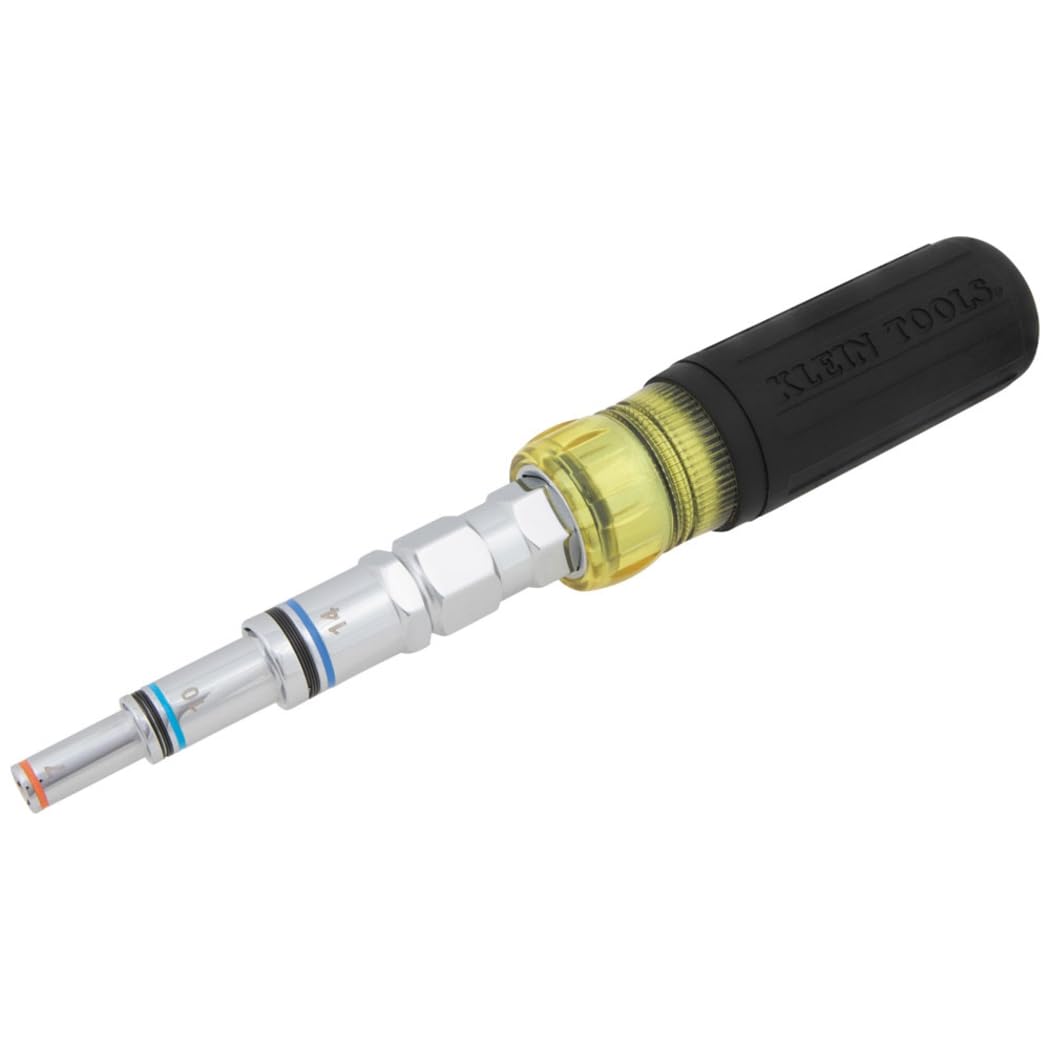 Klein Tools 32809MAGM 11-in-1 Magnetic Pass-Through Nut Driver | Metric Hex 5–19mm